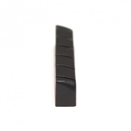 Black TUSQ XL PT-6234-00 - Acoustic/Electric Guitar Nut, Flat, Slotted, 1 3/4 long